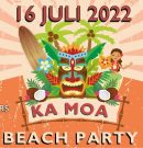 Beachparty Ka Moa zaterdag 16 juli
